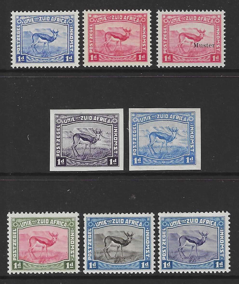 Union 1923 Harrison Essay group of 8 all different. Scarce. MNH/VFM/Unused. See below.