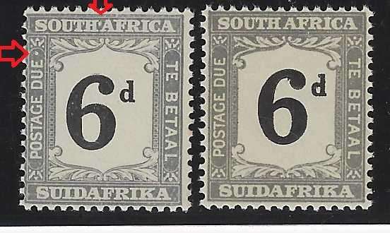 Union Rarities: SACC 21a and SACC 21 with varieties superb MNH. See below.