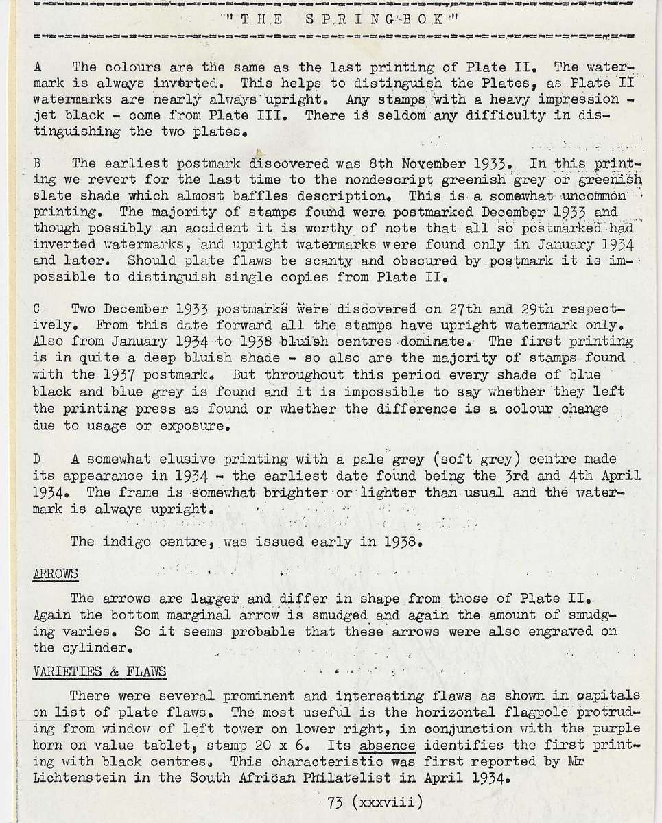 Union Reconstructed Plate III 2d Roto with notes.