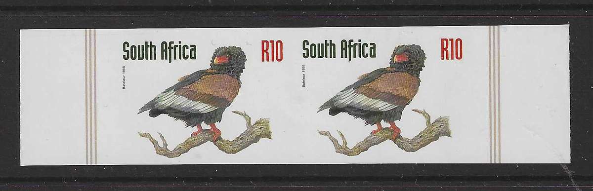 RSA 1998 Rare R10 IMPERFORATE pair superb MNH. SACC 1170 variety. See below.