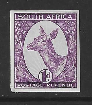 Union: Scarce 1926 Purple Booysens Essay MNH.  See below.