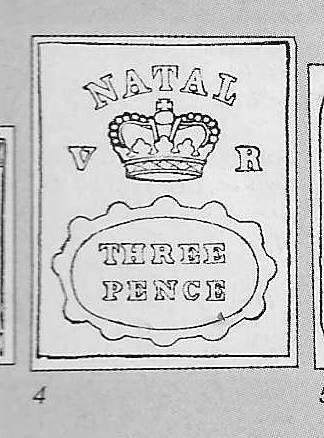 Natal. The rare SACC 4 fine mint.