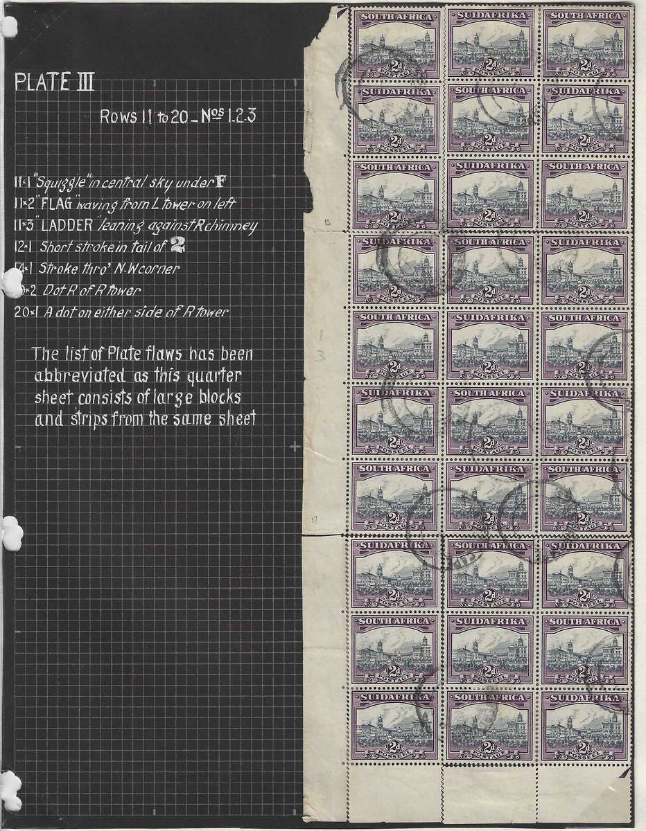 Union Reconstructed Plate III 2d Roto with notes.