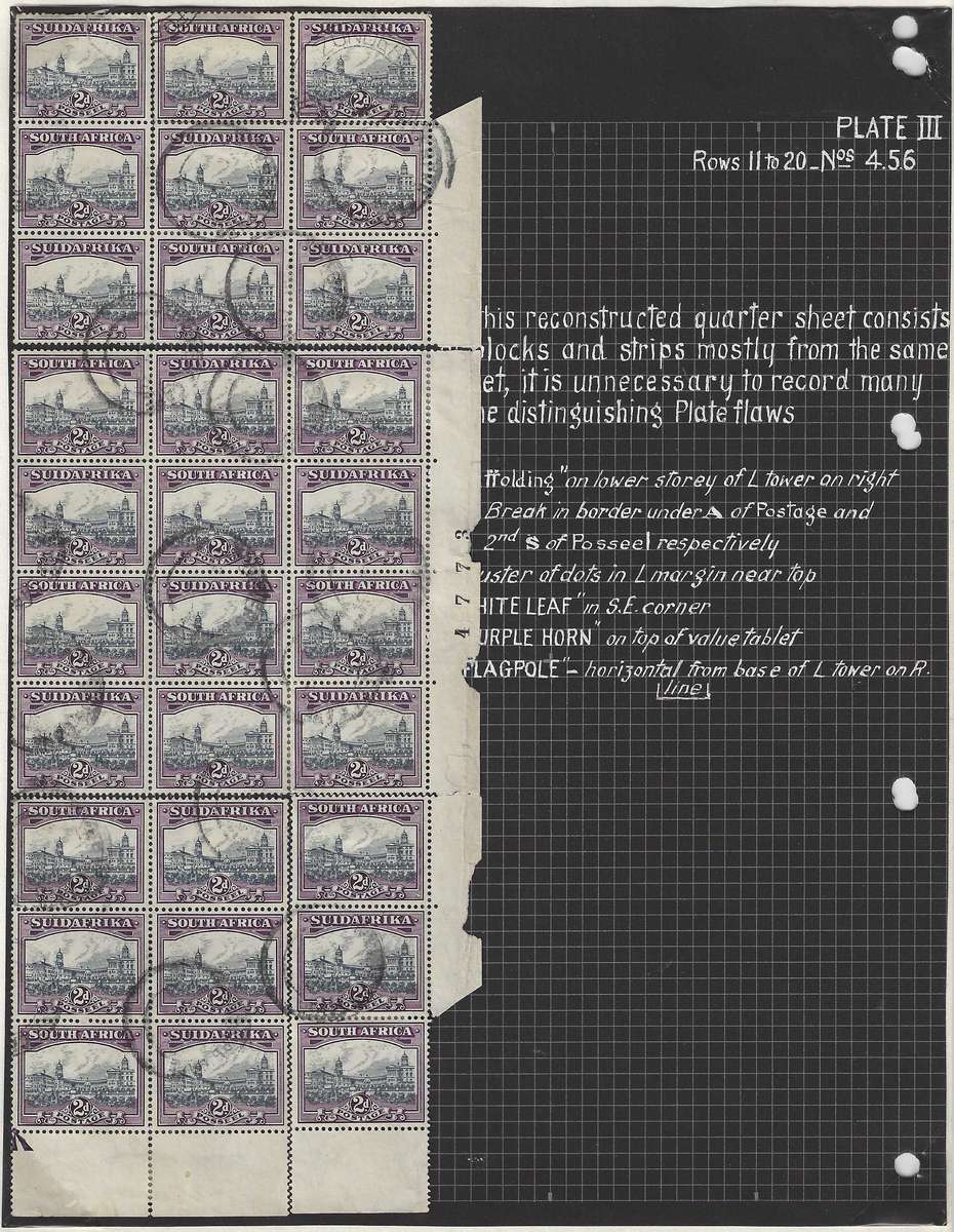Union Reconstructed Plate III 2d Roto with notes.