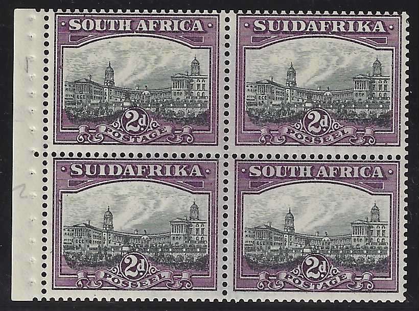 Union 1931 Very scarce Roto 2d B9 Booklet Pane inv. wmk. superb mint. UHB B9 P1. See below.