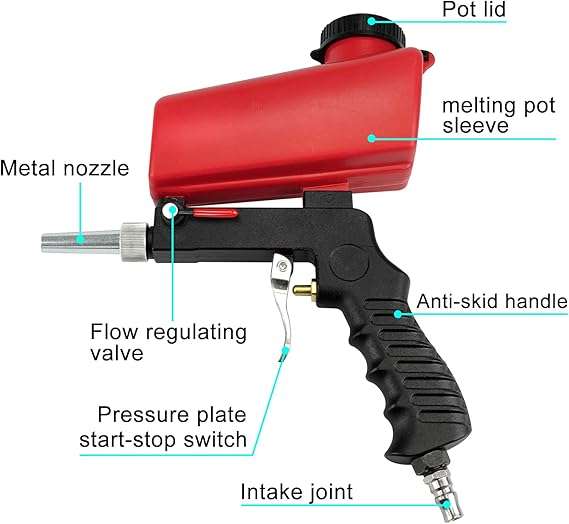 Handheld Pneumatic Sandblaster