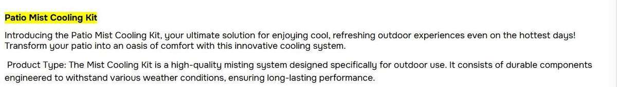 Dual Purpose 10m Pre-Assembled DIY Misting kit