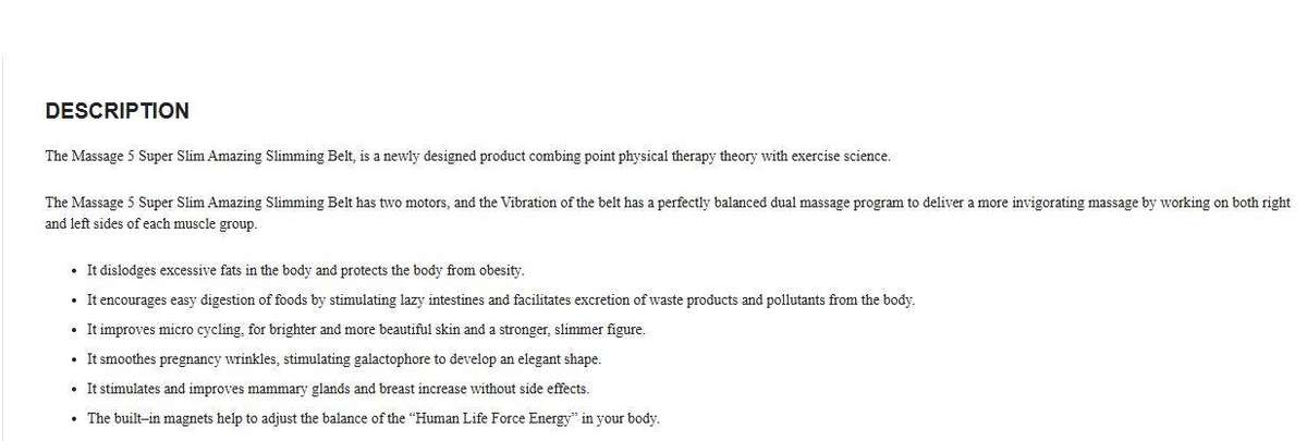 Slimming Machine - Electric Belly Fat Burner Weight Exercise Massage Vibration Slimming Magnet Belt