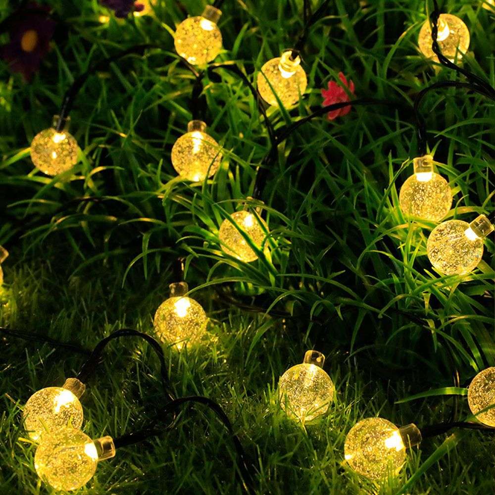 5M LED String Light Outdoor Crystal Ball Light