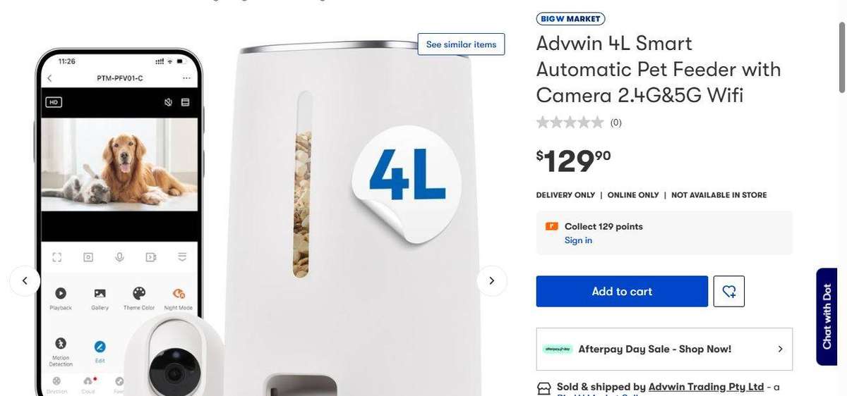 4L Smart Automatic Pet Feeder with Camera 2.4G&5G Wifi