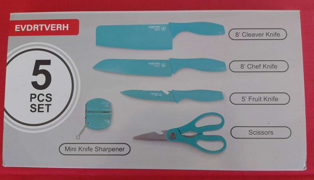 5Pc Kitchen Knife Set