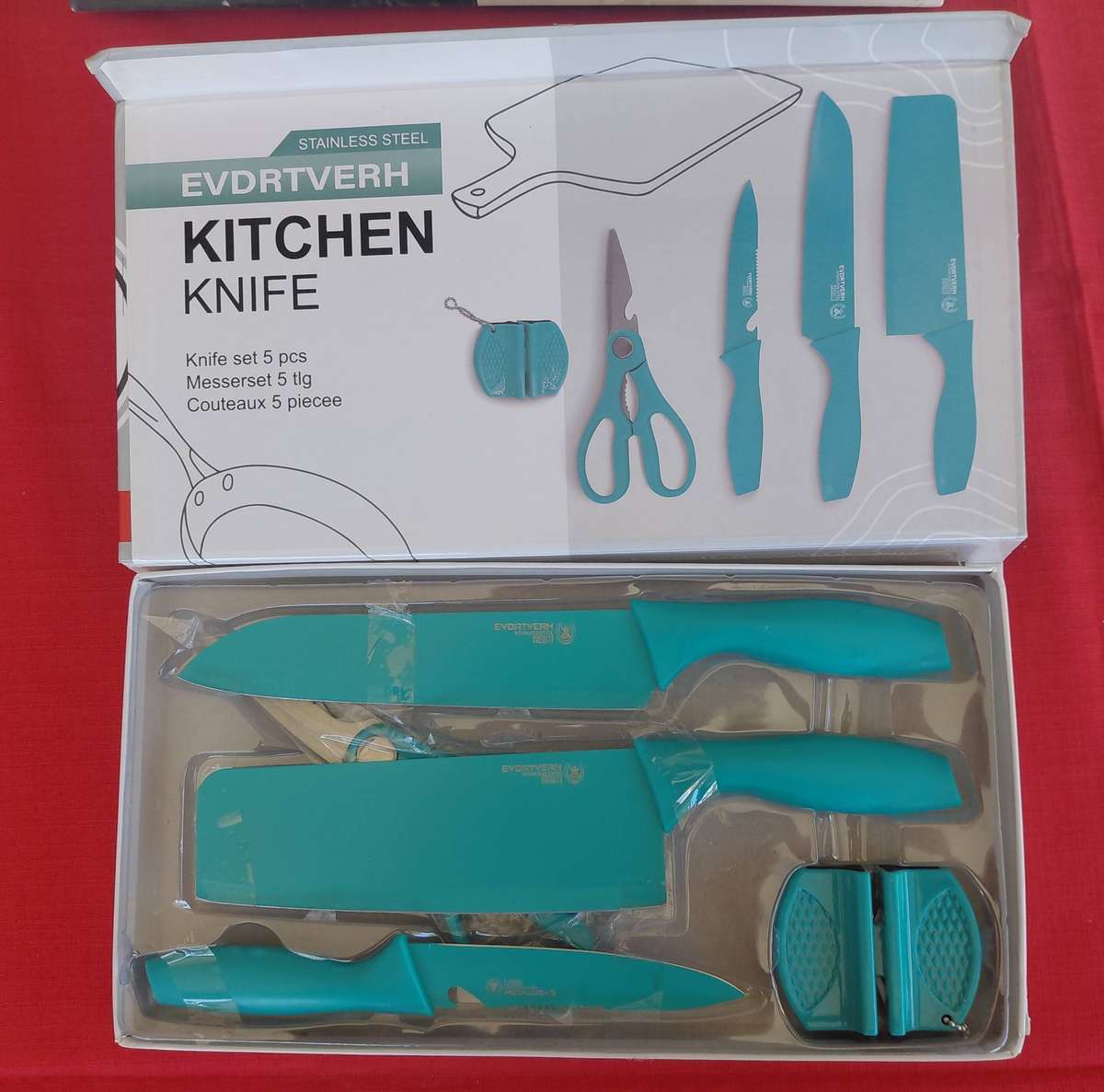 5Pc Kitchen Knife Set
