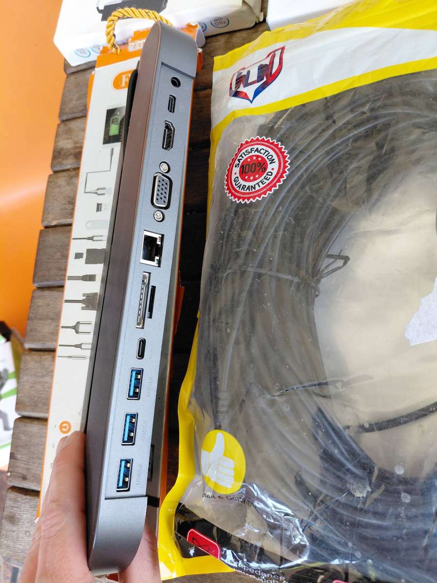 MASSIVE LOT OF CABLES, ADAPTERS, HUBS AND MORE