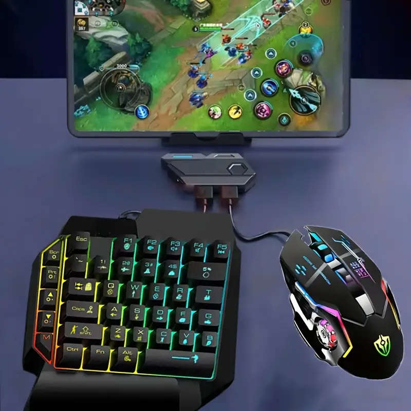 WORTH R890 * Gaming Keyboard & Mouse with Converter For Smart Phone