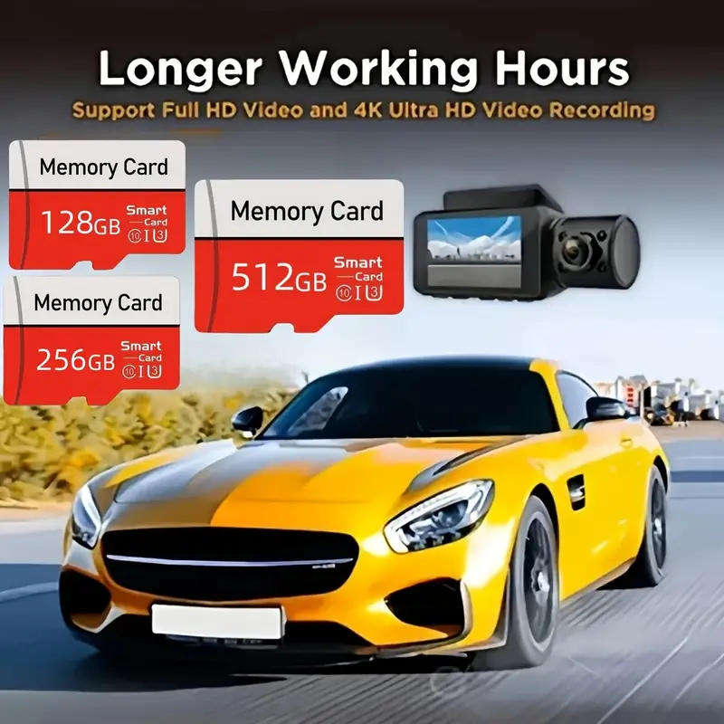 512GB High-Speed Memory Card with Adapter