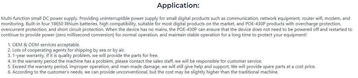 Jiageng 10400mah Portable Rechargeable Mini UPS