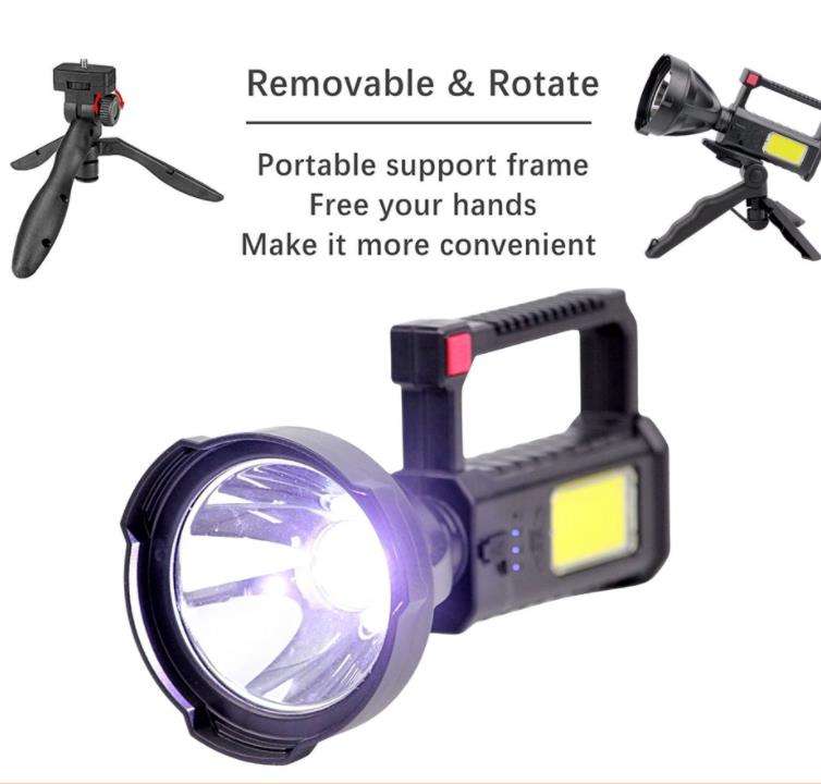 SUPER BRIGHT - Rechargeable Hand Lamp with Stand