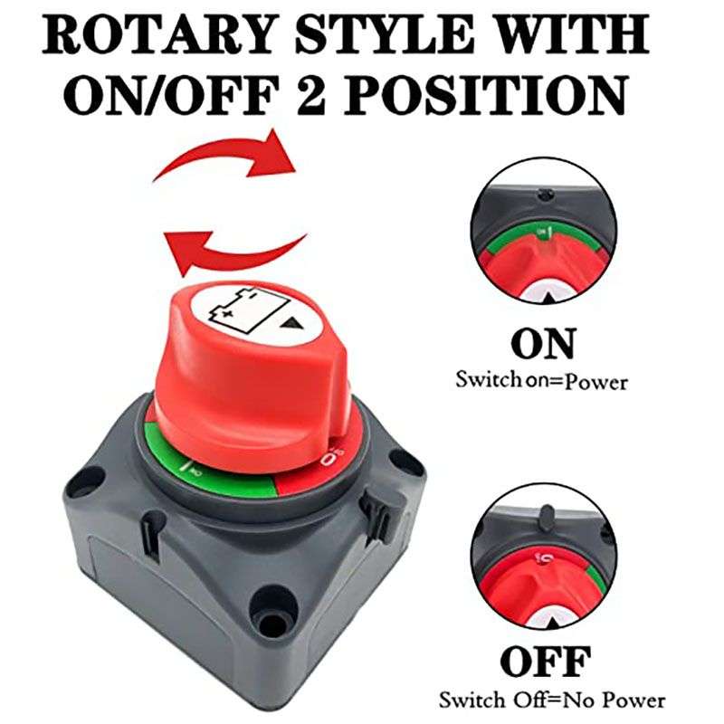 Battery Disconnect Switch Master Isolator Cut Off Switch