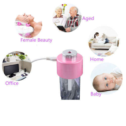 Water Bottle Cap Humidifier - Pink