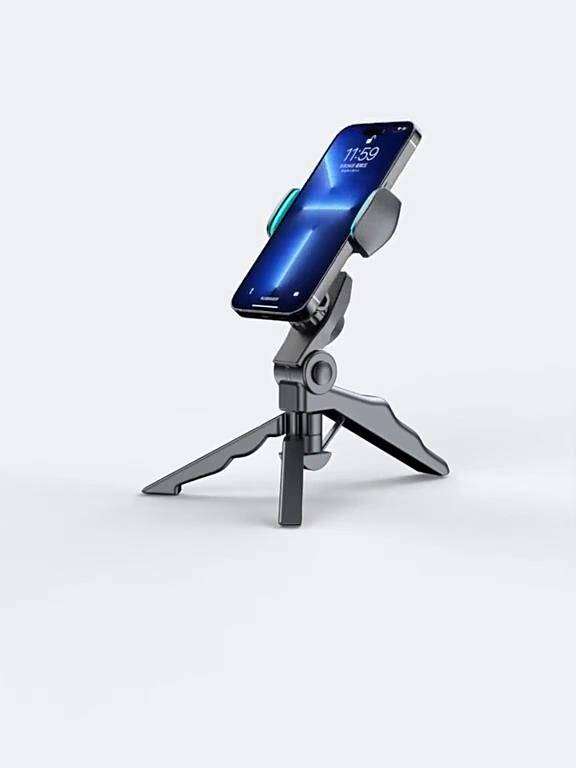360-Degree Rotating Anti-Shake Smartphone Tripod Mount