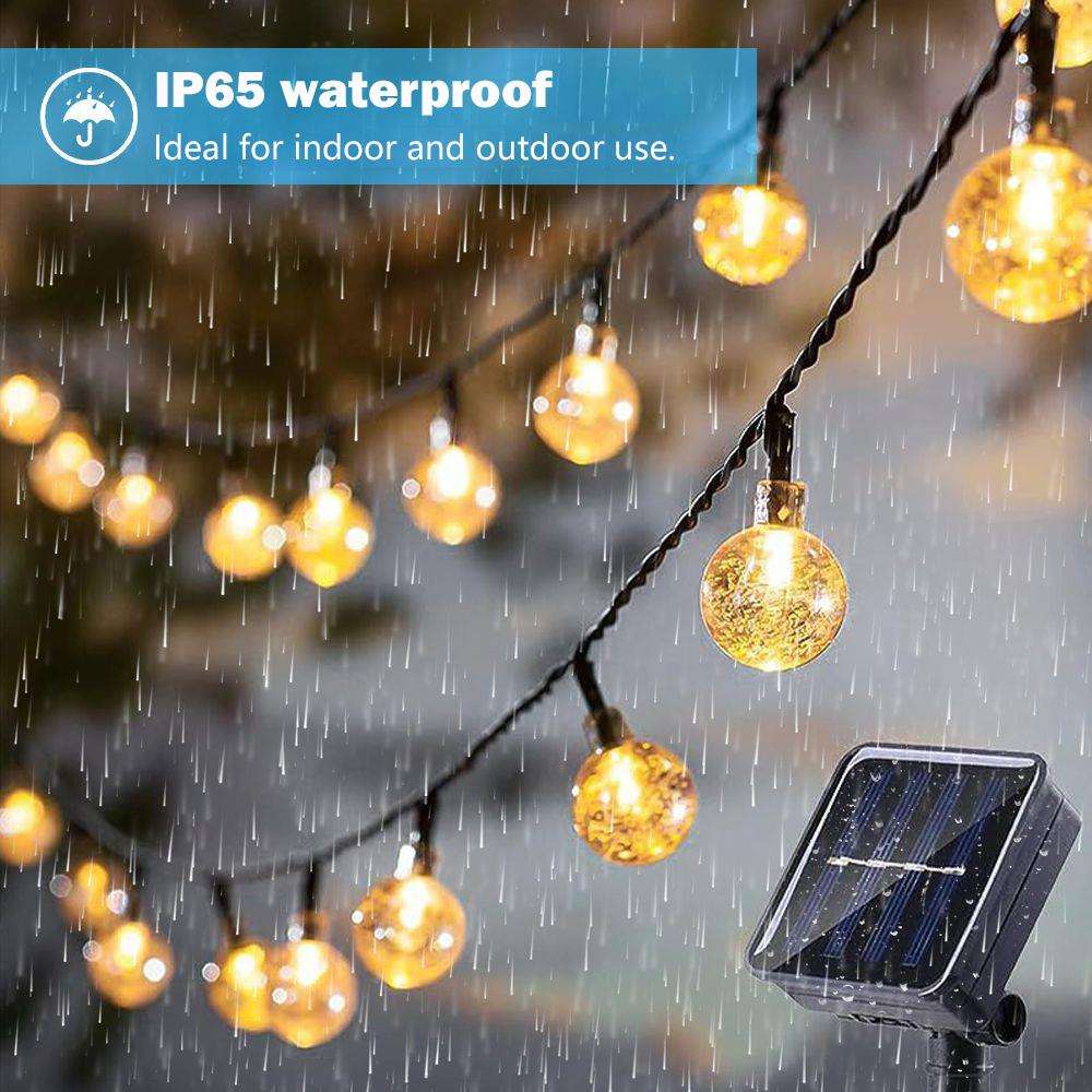 5M LED String Light Outdoor Crystal Ball Light