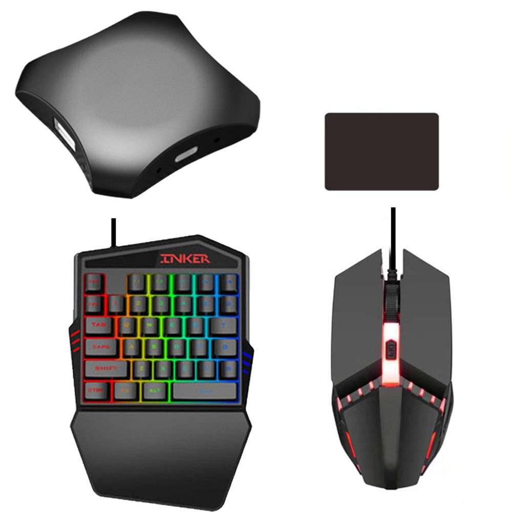 WORTH R890 * Gaming Keyboard & Mouse with Converter For Smart Phone