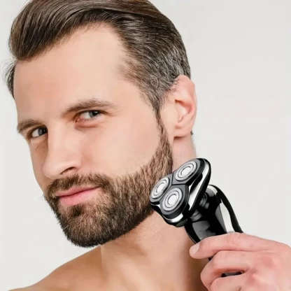 Daling Men's Electric Shaver, Beard and Moustache Trimmer, Washable, USB Charging