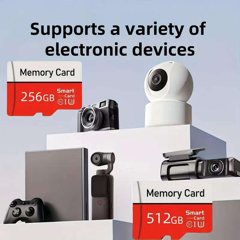 512GB High-Speed Memory Card with Adapter