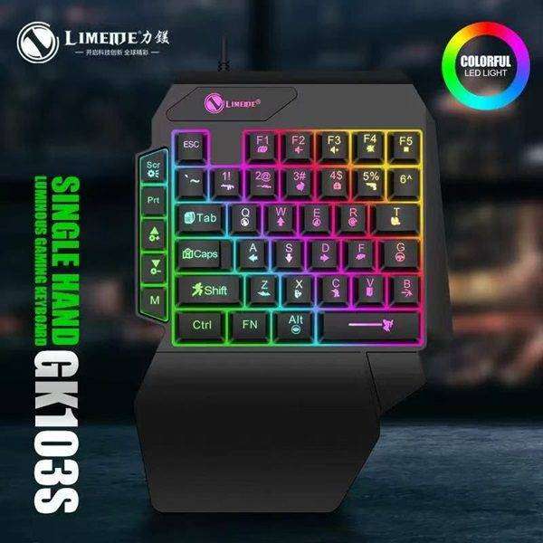 GK103S One Hand Gaming Keyboard