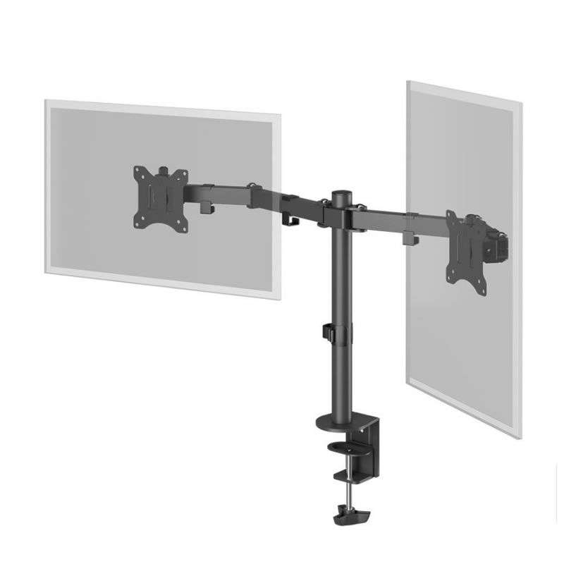 Heavy Duty 15-33" Full Motion Adjustable Dual Monitor Mount