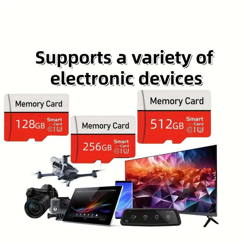 512GB High-Speed Memory Card with Adapter