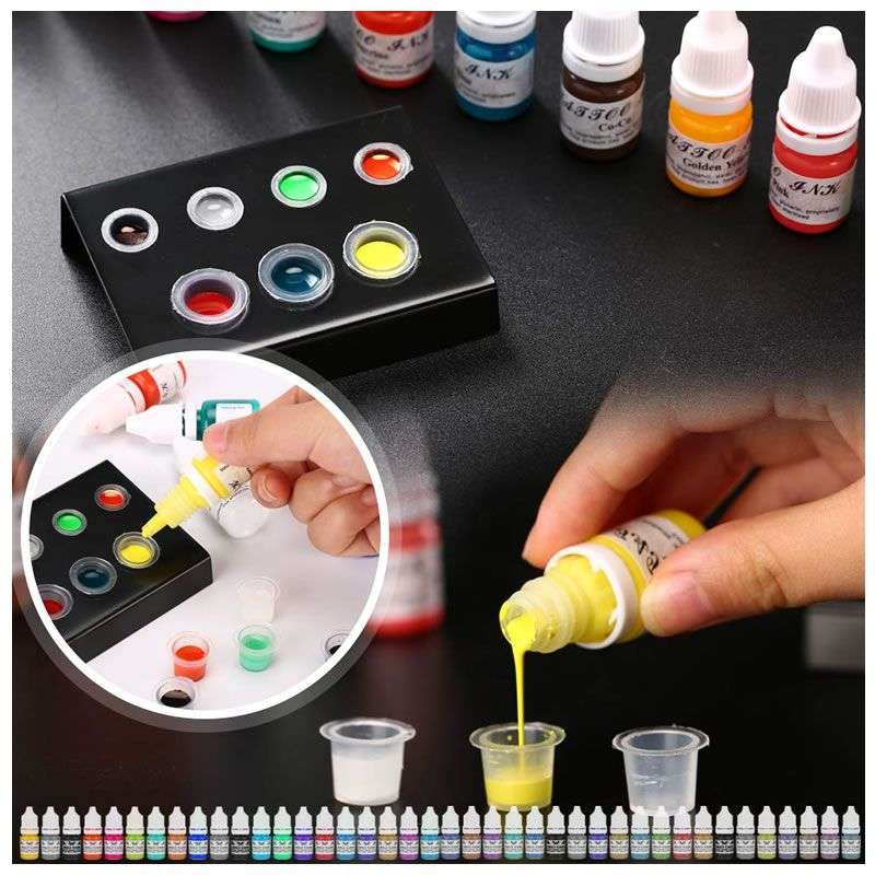 Professional Complete Double Gun Tattoo Kit with Aluminum Case