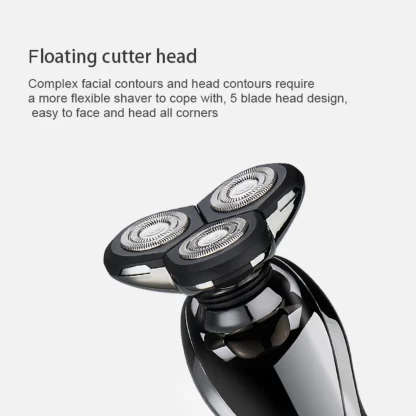 Daling Men's Electric Shaver, Beard and Moustache Trimmer, Washable, USB Charging