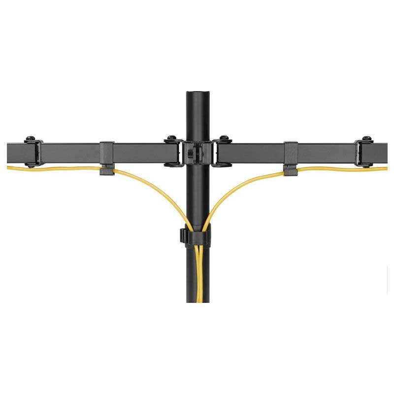 Heavy Duty 15-33" Full Motion Adjustable Dual Monitor Mount