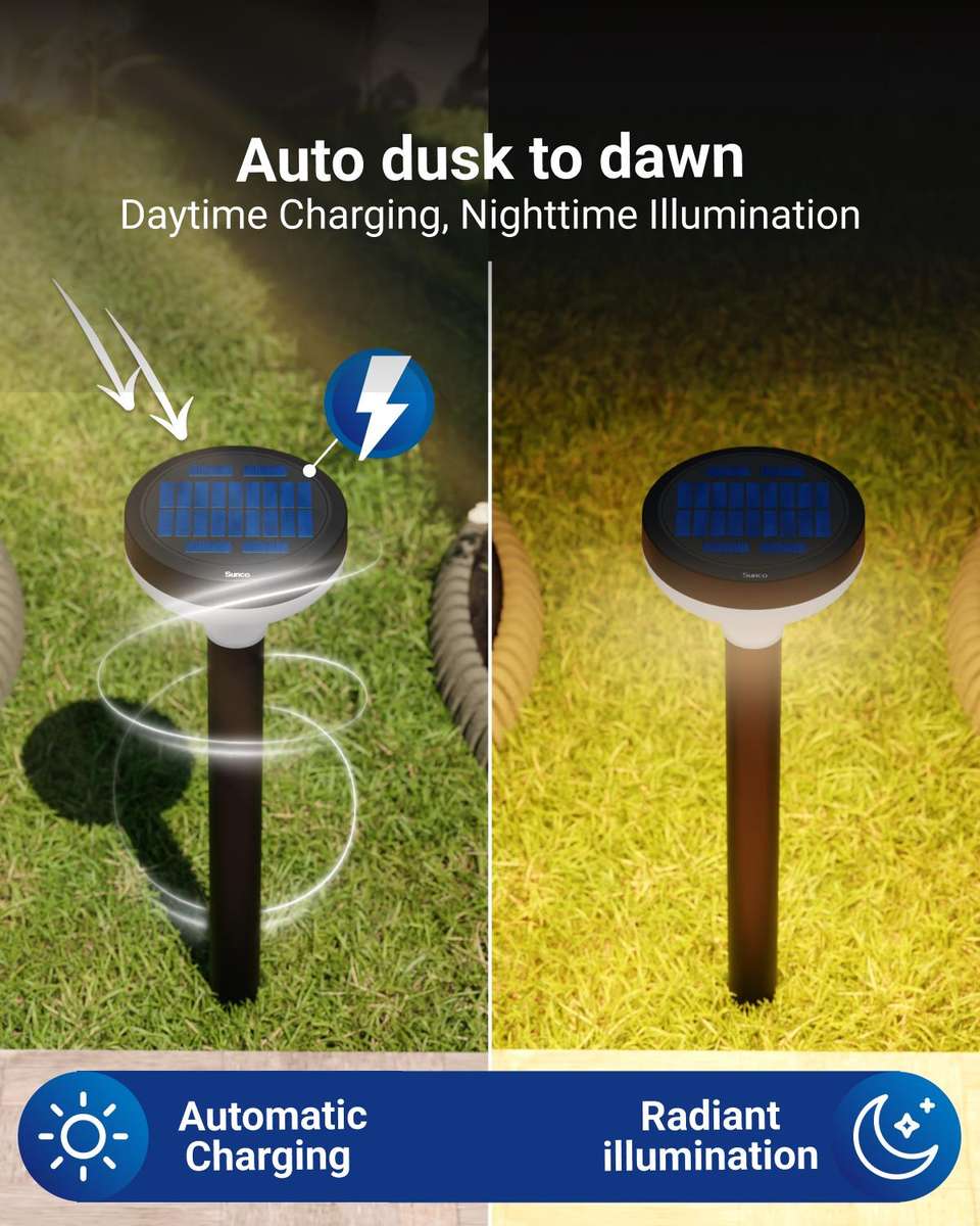 Solar Pathway Lights - Set of 2