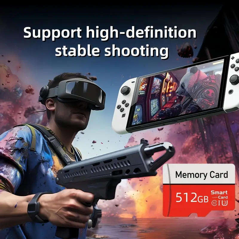 512GB High-Speed Memory Card with Adapter