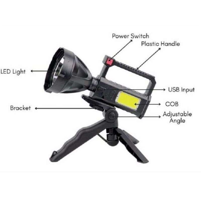 SUPER BRIGHT - Rechargeable Hand Lamp with Stand