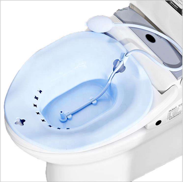 Portable Sitz Bath Tub with Flusher for Postpartum Care