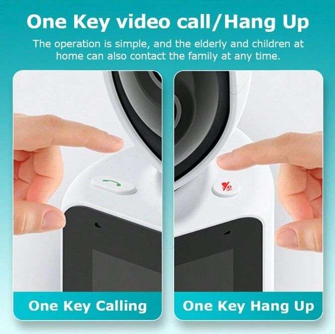 2 Way Wireless Smart Video Call Camera With 2.8" Screen