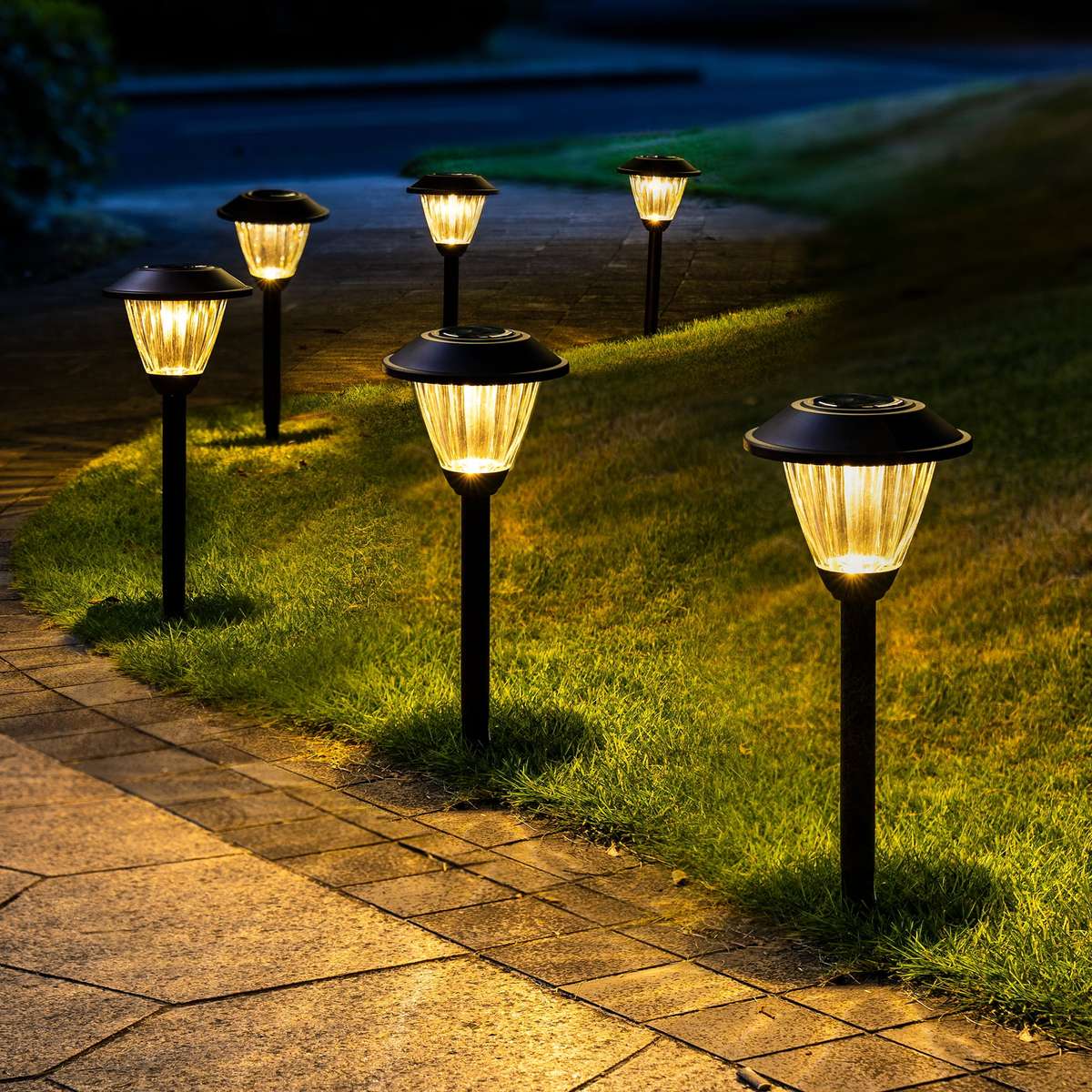 Solar Pathway Lights - Set of 2
