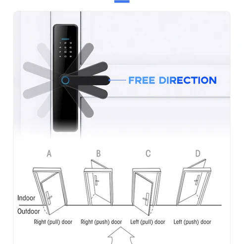 Smart WIFI Door Lock Tuya App