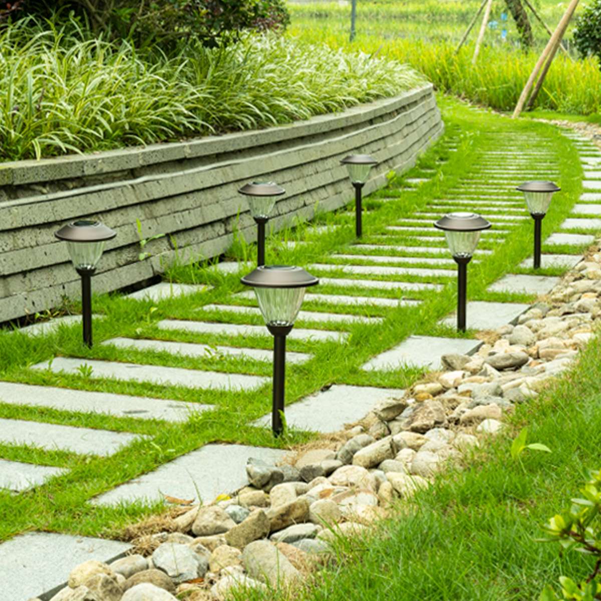 Solar Pathway Lights - Set of 2