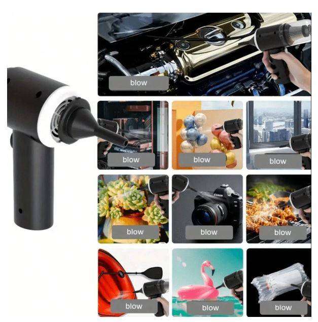2 in 1 Cordless Handheld Vacuum Cleaner - Air Blowing and Dust Suction