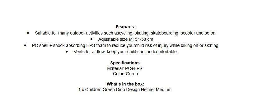 Corsa Children's Bicycle Helmet - Size: M