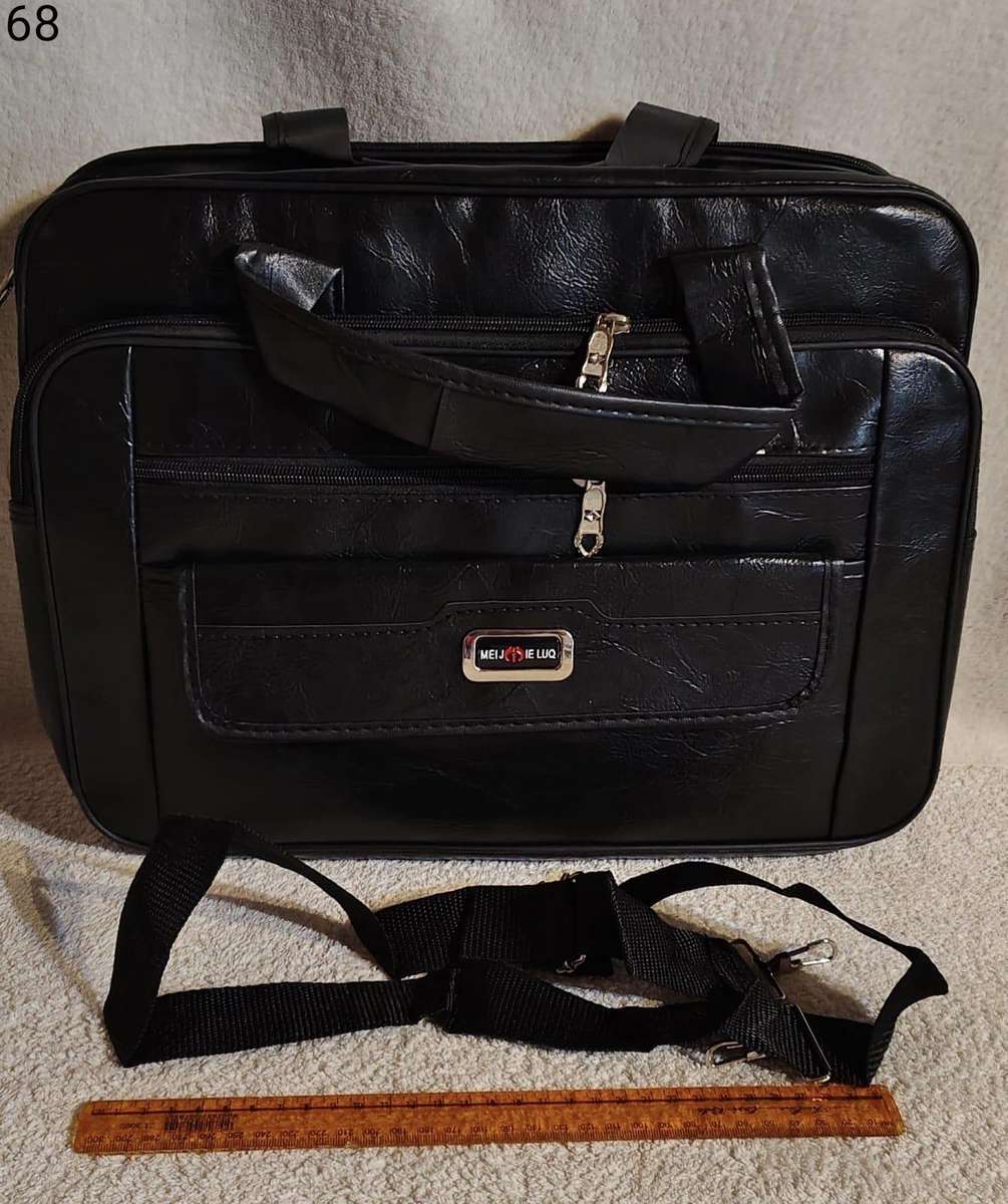 Leather Laptop and Storage Bag