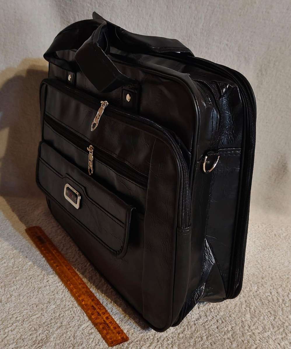 Leather Laptop and Storage Bag