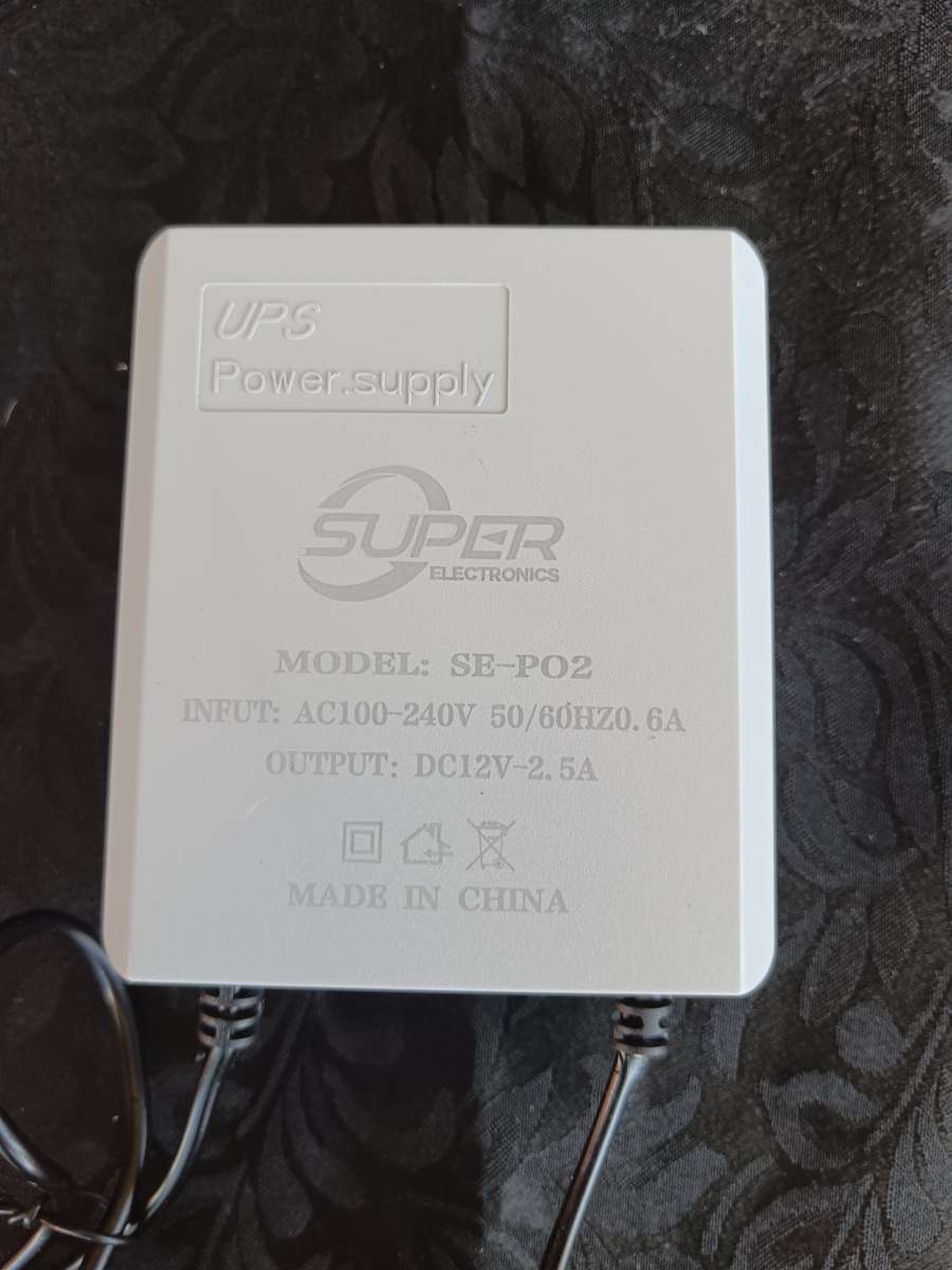 Mini UPS Battery Backup 12V 2A Uninterruptible Power Supply for CCTV, WIFI Router, Modem