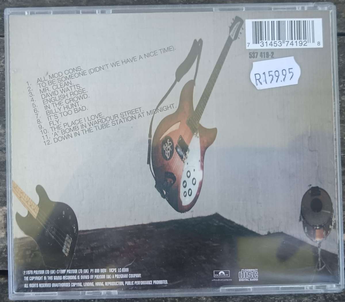 The Jam - All Mod Cons (CD, Album, RE, RM)