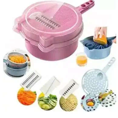 Multifunctional 9 Piece Kitchen Tool Cutter Set