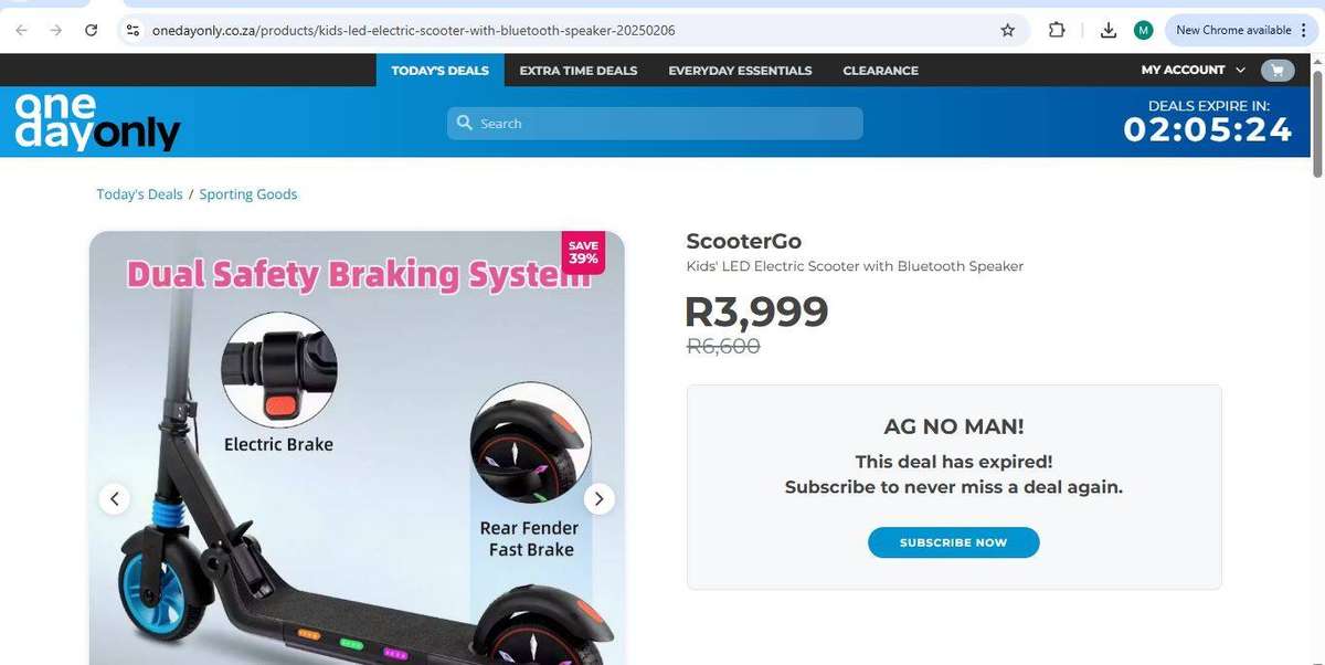 ScooterGo Kids' LED Electric Scooter with Bluetooth Speaker